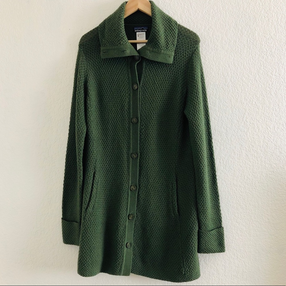 Patagonia Long 100% Merino Wool Cardigan